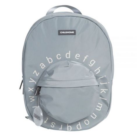 Ghiozdan Childhome ABC 29x12x38 cm Gri - imagine 9